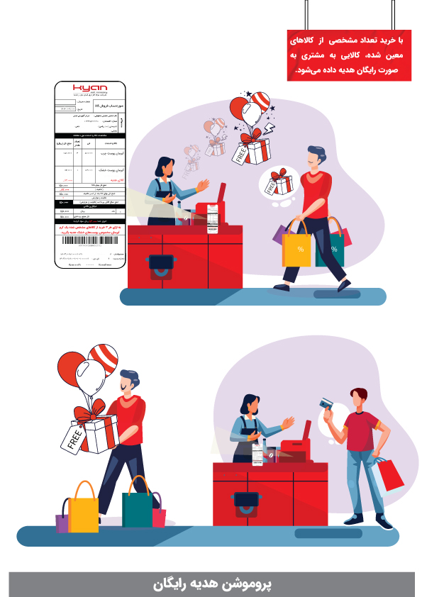 معرفی پروموشن هدیه رایگان در ازای خرید کالای خاص در نرم افزار کیان